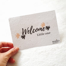 Afbeelding in Gallery-weergave laden, Groeikaartje Welcome little one