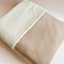 Afbeelding in Gallery-weergave laden, Gebreide wafel/Bamboe wellness fleece Sand