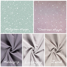 Afbeelding in Gallery-weergave laden, Ontwerp je eigen wikkeldeken (Triple hydrofiel met bamboe wellness fleece)