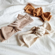 Afbeelding in Gallery-weergave laden, Haarband Pointelle Camel