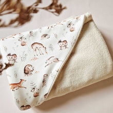 Afbeelding in Gallery-weergave laden, Wikkeldeken Bosdieren (Bamboe wellness fleece)