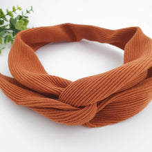 Afbeelding in Gallery-weergave laden, Haarbandeau Cognac rib