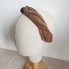 Afbeelding in Gallery-weergave laden, Haarbandeau Brown rib