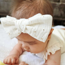 Afbeelding in Gallery-weergave laden, Haarband Golden dots (Oversized)