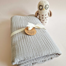 Afbeelding in Gallery-weergave laden, Hydrofiel doek Light Grey (3-laags)