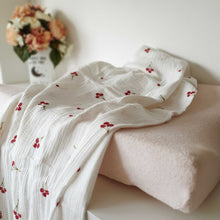 Afbeelding in Gallery-weergave laden, Hydrofiel doek Ecru Cherry