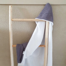 Afbeelding in Gallery-weergave laden, Ontwerp je eigen wikkeldeken (Triple hydrofiel met bamboe wellness fleece)