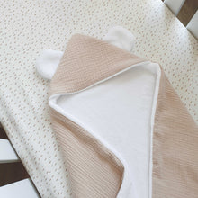 Afbeelding in Gallery-weergave laden, Ontwerp je eigen wikkeldeken (Triple hydrofiel met bamboe wellness fleece)